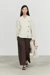 Massimo Dutti Fluid Wrap In Brown