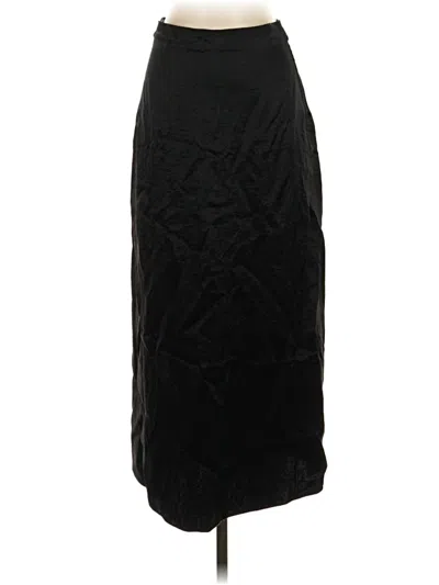 Pre-owned Massimo Dutti Formal Skirt In Black