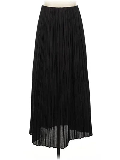 Pre-owned Massimo Dutti Formal Skirt In Black