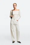 Massimo Dutti In White