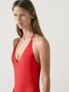 Massimo Dutti Halter V In Red