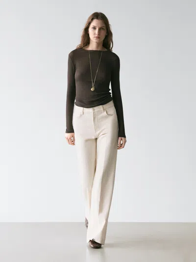 Massimo Dutti High In White