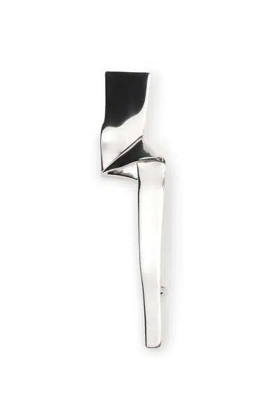 Massimo Dutti Broche Irregular In Silver