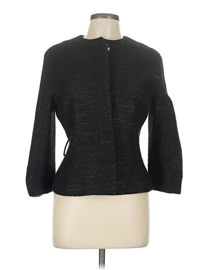 Pre-owned Massimo Dutti Jacket In Black