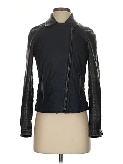 Pre-owned Massimo Dutti Jacket In Black
