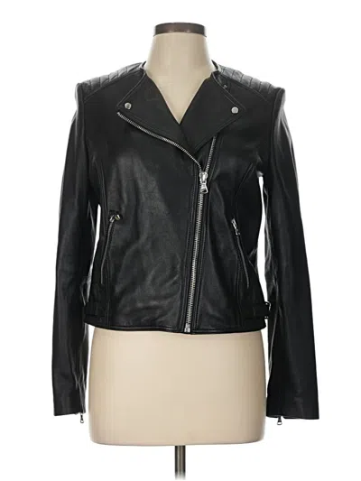 Pre-owned Massimo Dutti Jacket In Black