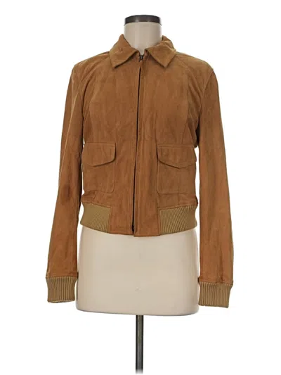 Pre-owned Massimo Dutti Jacket In Brown