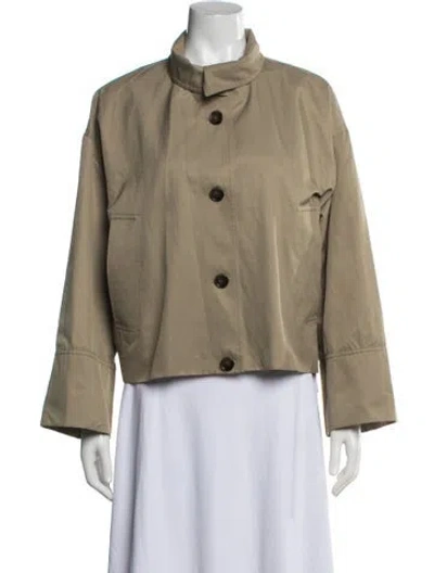 Pre-owned Massimo Dutti Jacket In Neutrals