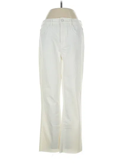 Pre-owned Massimo Dutti Jeans In Ivory