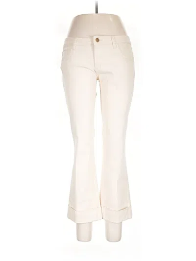 Pre-owned Massimo Dutti Jeans In Ivory