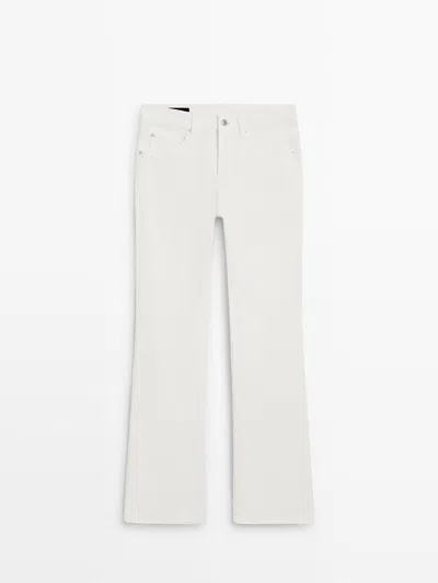 Massimo Dutti Jeans Skinny Flare Fit In Multi