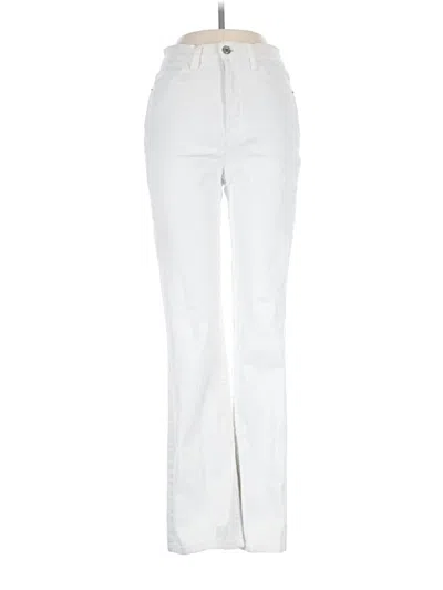 Pre-owned Massimo Dutti Jeans In White