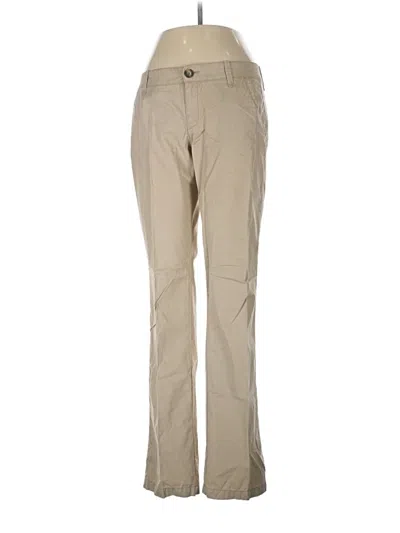 Pre-owned Massimo Dutti Khaki Pant In Brown