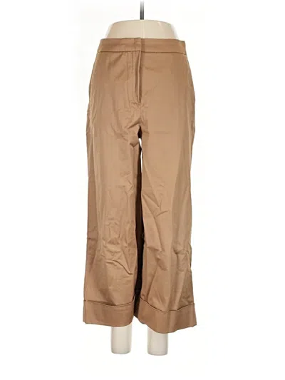 Pre-owned Massimo Dutti Khaki Pant In Brown