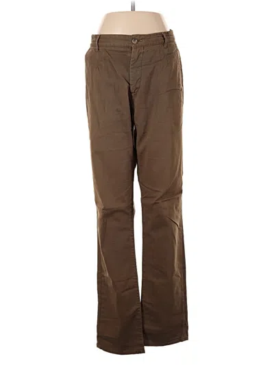 Pre-owned Massimo Dutti Khaki Pant In Green