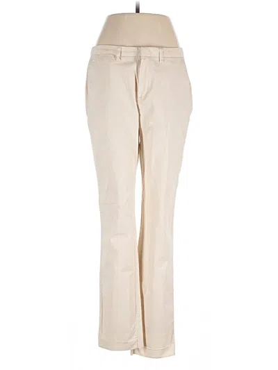 Pre-owned Massimo Dutti Khaki Pant In Ivory