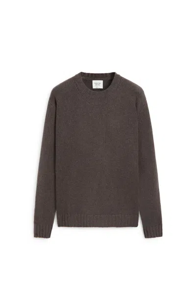 Massimo Dutti Jersey De Punto Cuello Redondo In Brown