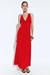 Massimo Dutti Knit V In Red