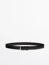 MASSIMO DUTTI LEATHER BELT