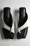 Massimo Dutti Leather High In White