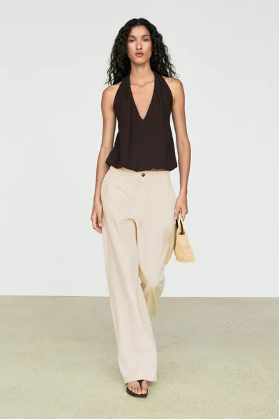 Massimo Dutti Linen Blend Relaxed Fit Pants