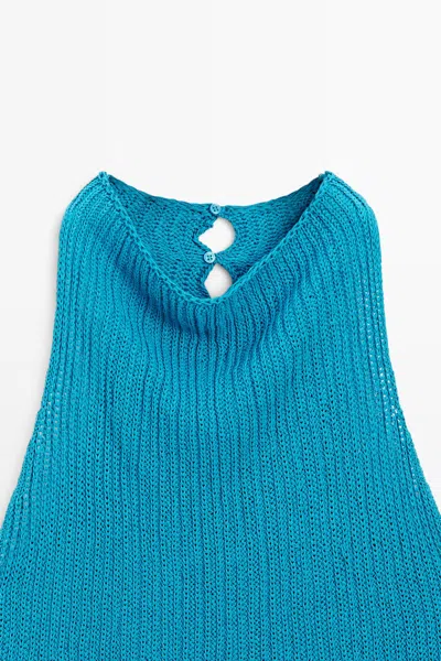 Massimo Dutti Linen In Blue
