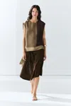 Massimo Dutti Linen In Brown