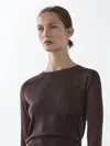 Massimo Dutti Long In Brown