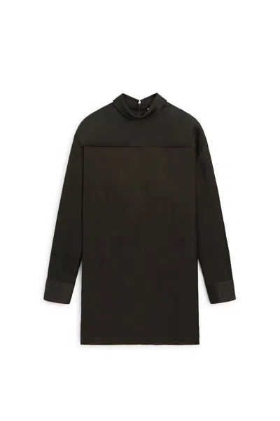 Massimo Dutti Blusa Larga Fluida Acabado Satinado In Multi