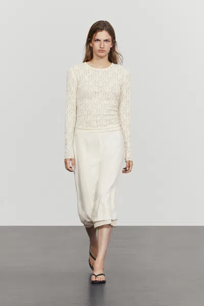 Massimo Dutti T In White