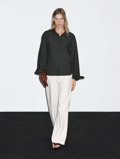 Massimo Dutti Loose In White