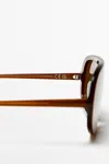 Massimo Dutti Maxi Wrap Sunglasses In Brown