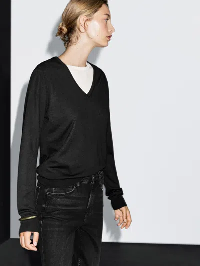 Massimo Dutti Mid In Black