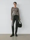 Massimo Dutti Mid In Black