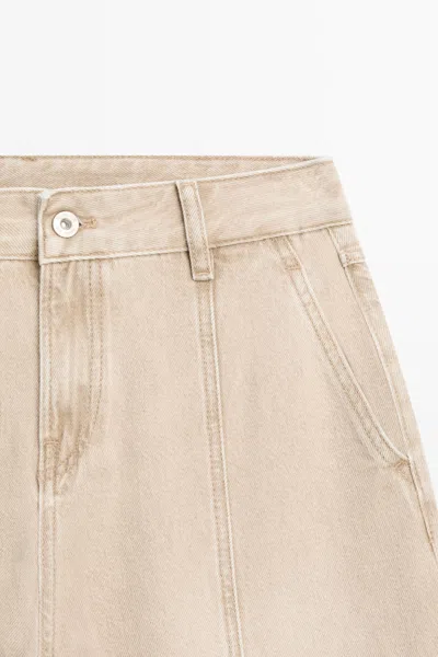 Massimo Dutti Mid In Neutral