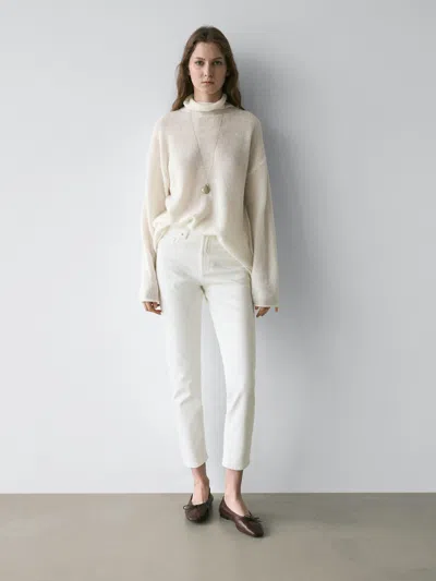Massimo Dutti Mid In White