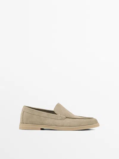 Massimo Dutti Mocasín Serraje In Multi