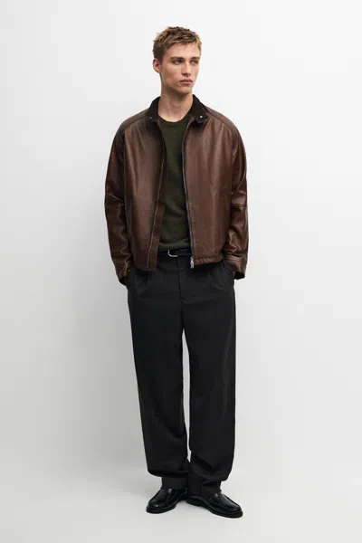 Massimo Dutti Nappa Leather High