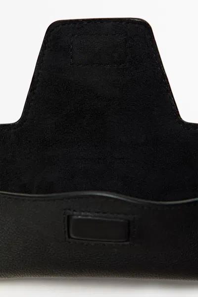 Massimo Dutti Nappa Leather Sunglasses Case In Purple