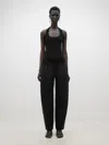 Massimo Dutti Strappy Halterneck Top In Schwarz