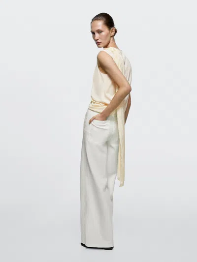 Massimo Dutti Palazzo In White