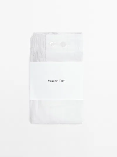 Massimo Dutti Plain 100% Cotton Boxers In Multi