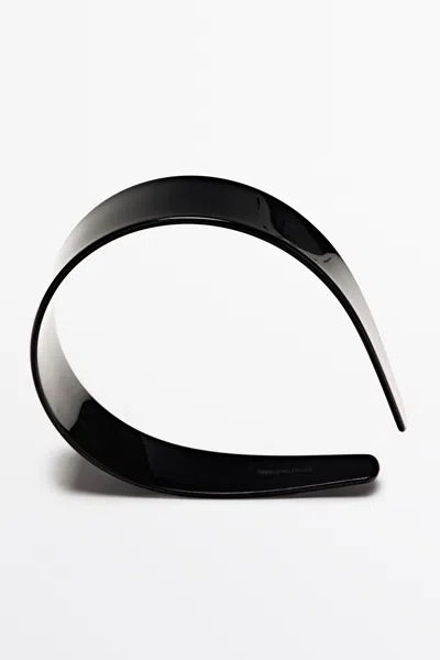 Plain Headband In Black from Massimo Dutti