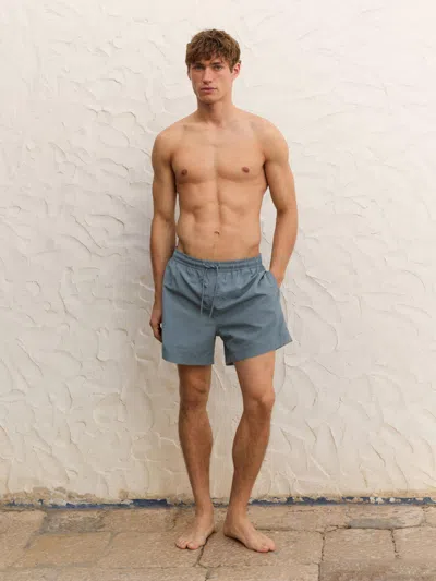 Massimo Dutti Plain Swimsuit In Animal Print