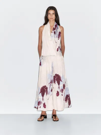 Massimo Dutti Printed Culottes In Animal Print