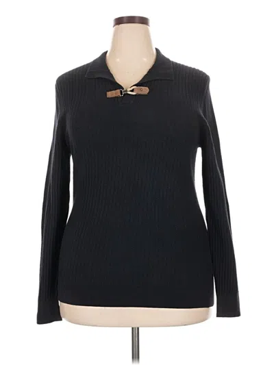Pre-owned Massimo Dutti Pullover Sweater In Black