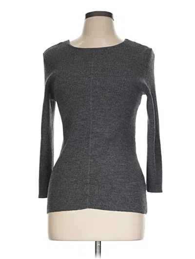 Pre-owned Massimo Dutti Pullover Sweater In Gray