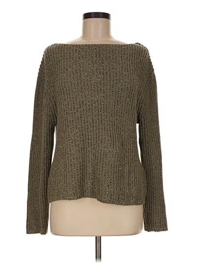 Pre-owned Massimo Dutti Pullover Sweater In Green