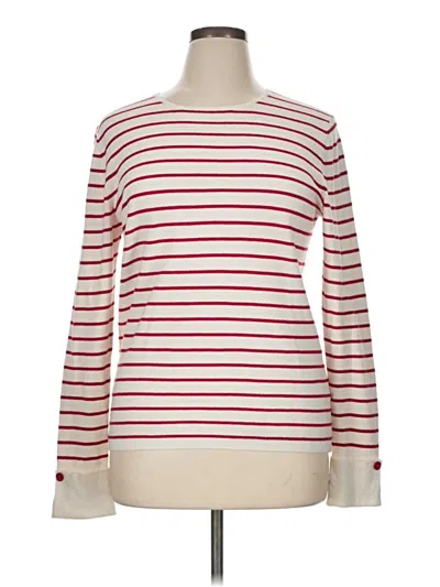 Pre-owned Massimo Dutti Pullover Sweater In White