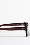 Massimo Dutti Rectangular Sunglasses In Brown